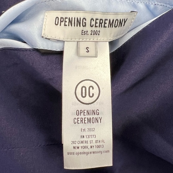 ❗️NWOT❗️OPENING CEREMONY 100% Silk “Love Stings” Embroidered Reversible … - Picture 13 of 16